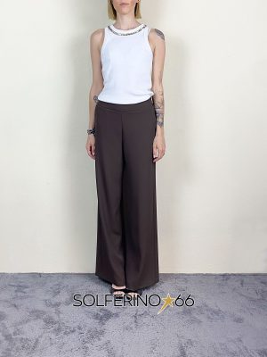 HAVEONE PANTALONE PALAZZO MORO - immagine 2