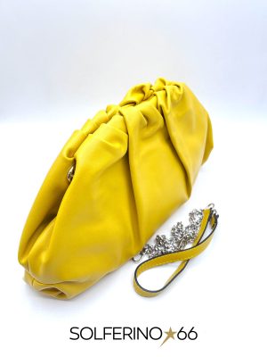 BORSA POUCH GIALLO CANARINO - immagine 2