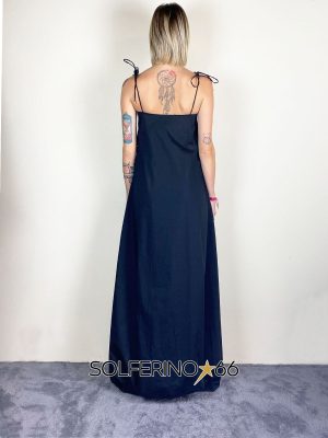WEILI ZHENG ABITO BALLOON IN POPELINE BLACK - immagine 3