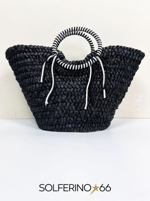 CESTA PAGLIA NERA
