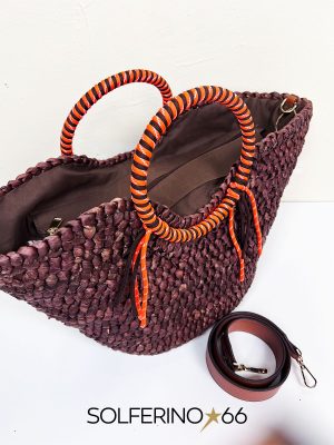 CESTA PAGLIA MARRONE - immagine 2