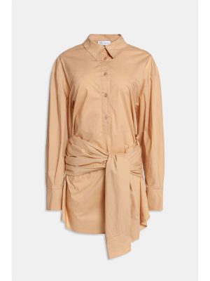 WEILI ZHENG MINI ABITO CAMICIA NUDE - immagine 4