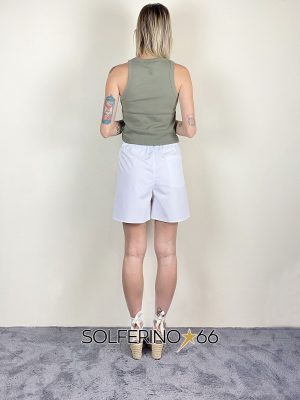 SOUVENIR PRIVèE SHORTS CRISTALLI BIANCO - immagine 2