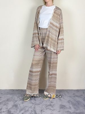 HAVEONE KIMONO FANTASIA ZIG ZAG SABBIA