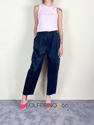 SOUVENIR PRIVèE PANTALONE PINCES NERO