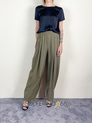 HAVEONE PANTALONE ELASTICO MILITARE