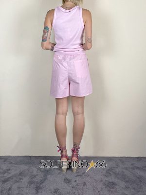 SOUVENIR PRIVèE SHORTS CRISTALLI ROSA - immagine 2