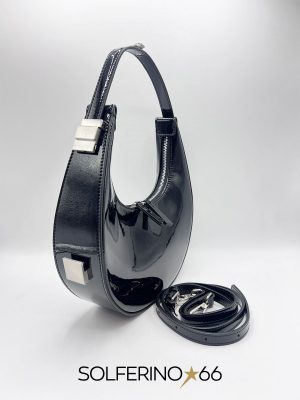 MOON BAG  SMALL VERNICE NERA - immagine 2