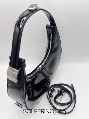 MOON BAG  SMALL VERNICE NERA - immagine 3