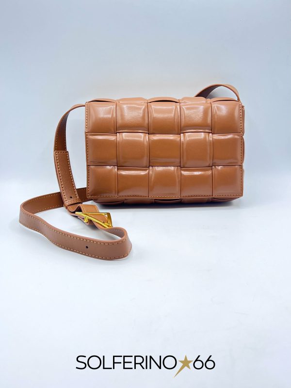 BORSA PATTA INTRECCIO NOCCIOLA