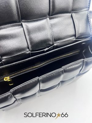 BORSA PATTA INTRECCIO NERA - immagine 3