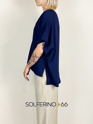 8PM MAJESTIC BLUSA BLU - immagine 3