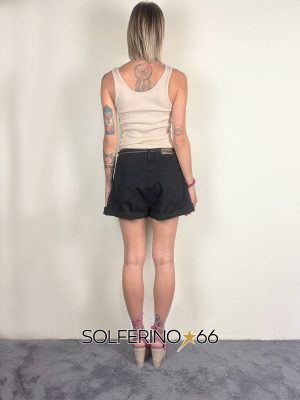 SOUVENIR PRIVéE BERMUDA CORDINO NERO - immagine 2