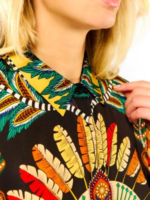 WILD CAMICIA BONAVENTURE PONY BLACK - immagine 4