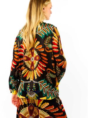WILD CAMICIA BONAVENTURE PONY BLACK - immagine 3