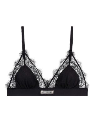 LOVE Stories LOVE LACE BRALETTE BLACK - immagine 4
