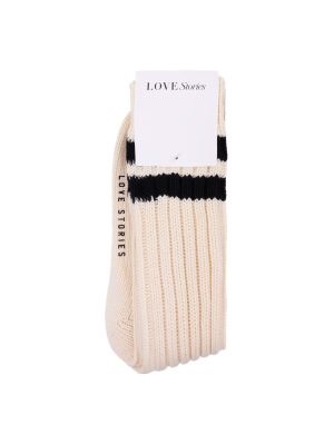 LOVE Stories CALZINI A COSTINE WHITE - immagine 3