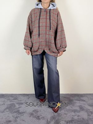 8PM ISOLDE CAPPOTTO CHECK CAMMELLO
