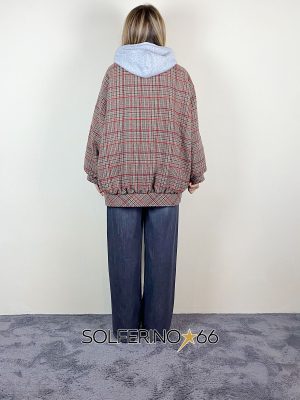 8PM ISOLDE CAPPOTTO CHECK CAMMELLO - immagine 3