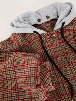 8PM ISOLDE CAPPOTTO CHECK CAMMELLO - immagine 6