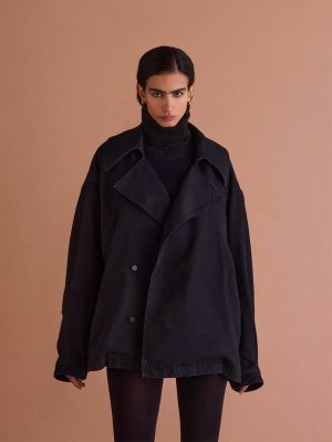 3x1 JESSICA JACKET SOLID BLACK