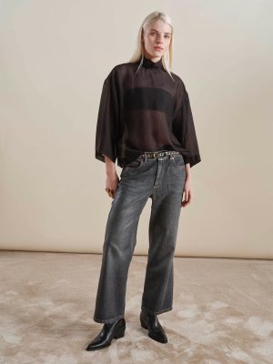 8PM KITTY BLUSA NERO