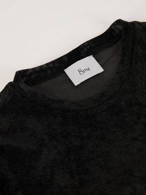 8PM LAVINIA T-SHIRT NERO - immagine 5