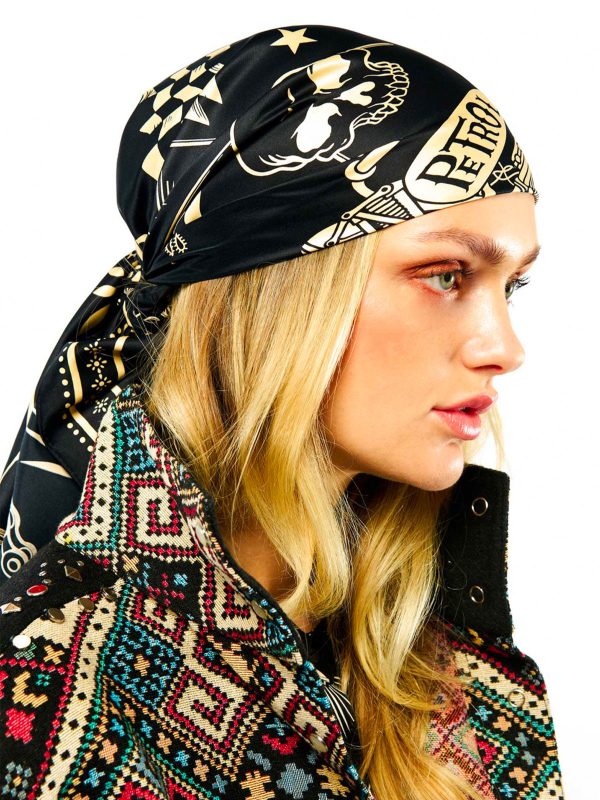 WILD SCIARPA MEDIA BANDANA NERA