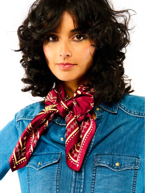 WILD SCIARPA MEDIA BANDANA BORDEAUX