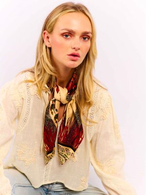 WILD SCIARPA MEDIA WESTERN BEIGE