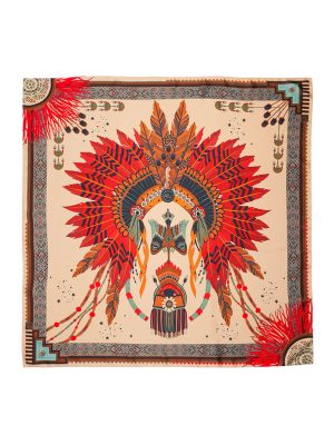 WILD SCIARPA MEDIA WESTERN BEIGE - immagine 3