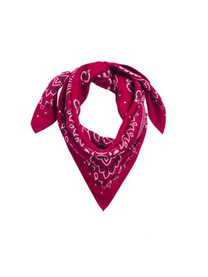 WILD SCIARPA MEDIA PAISLEY BORDEAUX - immagine 3