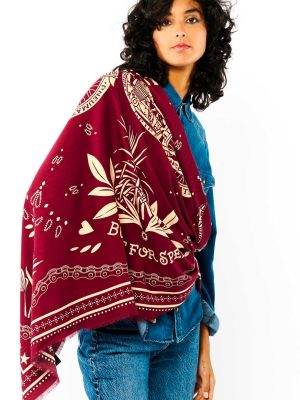 WILD SCIARPA BANDANA BORDEAUX - immagine 3