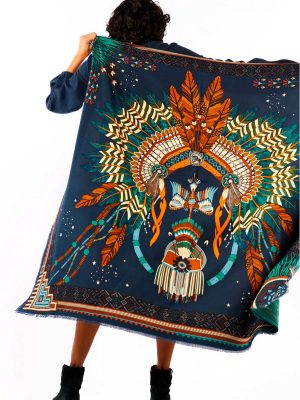 WILD SCIARPA WESTERN BLU - immagine 2
