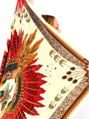WILD SCIARPA WESTERN BEIGE - immagine 2