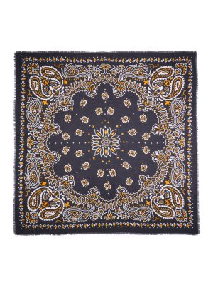 WILD SCIARPA BIG PAISLEY NERA - immagine 2