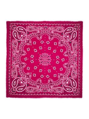 WILD SCIARPA BIG PAISLEY BORDEAUX - immagine 3