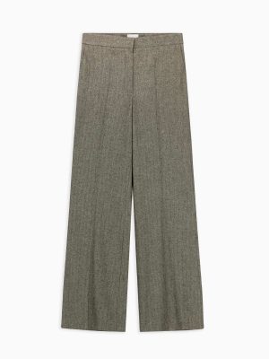8PM MARIGOLD PANTALONE GRIGIO MELANGE CHIARO - immagine 2