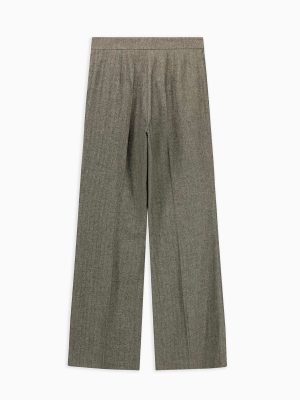 8PM MARIGOLD PANTALONE GRIGIO MELANGE CHIARO - immagine 3