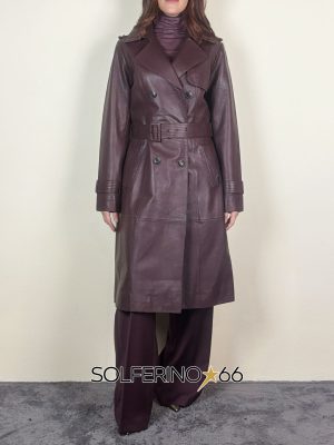 RINO & PELLE IRENE TRENCH CHOCOLATE BEAN