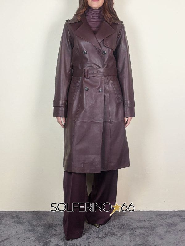 RINO & PELLE IRENE TRENCH CHOCOLATE BEAN