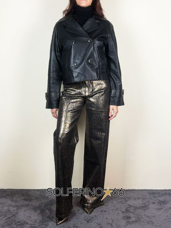 RINO & PELLE LOTTE GIACCA NERO