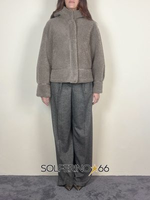 RINO & PELLE FELICIA GIACCA CAPPUCCIO TOFFEE