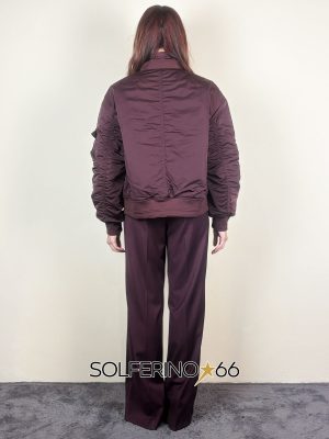 RINO & PELLE DJENNA BOMBER CHOCOLATE BEAN AND ORANGE - immagine 3