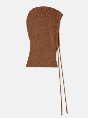 WEILI ZHENG BALACLAVA IN MAGLIA CAMEL