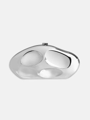 WEILI ZHENG CLUTCH METALLIZZATA SILVER