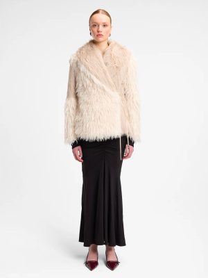 WEILI ZHENG ECOPELLICCIA PATCHWORK ECRU'