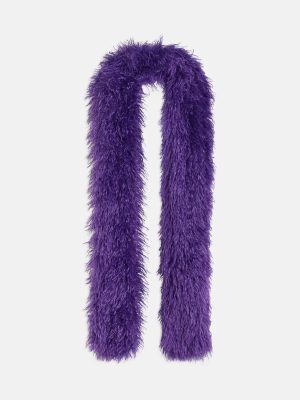 WEILI ZHENG SCIARPA IN ECO MONGOLIA VIOLET