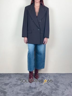 KONTATTO GIACCA OVER DOPPIOPETTO MORO