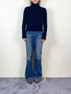 KONTATTO DOLCEVITA COSTE CROP NERO